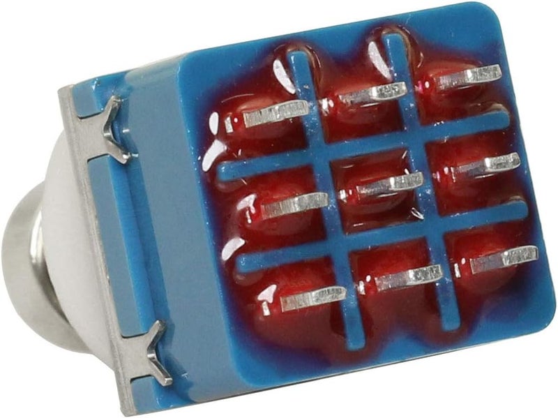 MEETOOT 2 قطع 9 دبوس 3PDT زر مؤثر صندوق فرشاة تجاوز حقيقي صندوق تأثيرات الجيتار دواسة قدم معدنية - Image 2